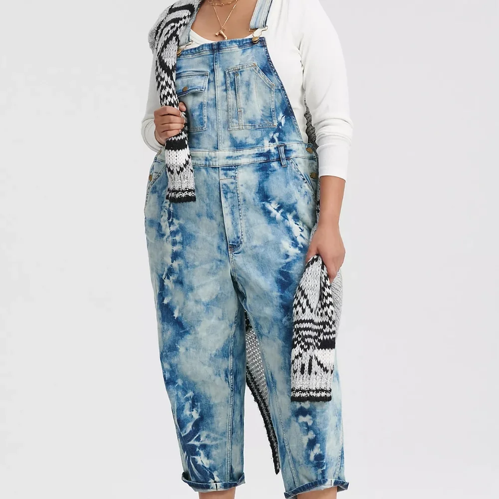Anthropologie Pilcro Tie Dye Overalls - Picture 15 of 16